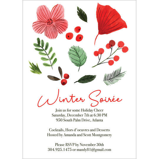Winter Soiree Invitations